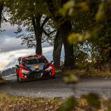 Gesamtführender: Thiery Neuville übernahm am Samstag im Hyundai die Führung bei der Central European Rally. Er könnte mit einem Sieg mächtig Boden im Kampf um die Vizeweltmeisterschaft gutmachen